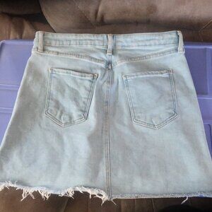 Just Black XL Mini Jean Skirt